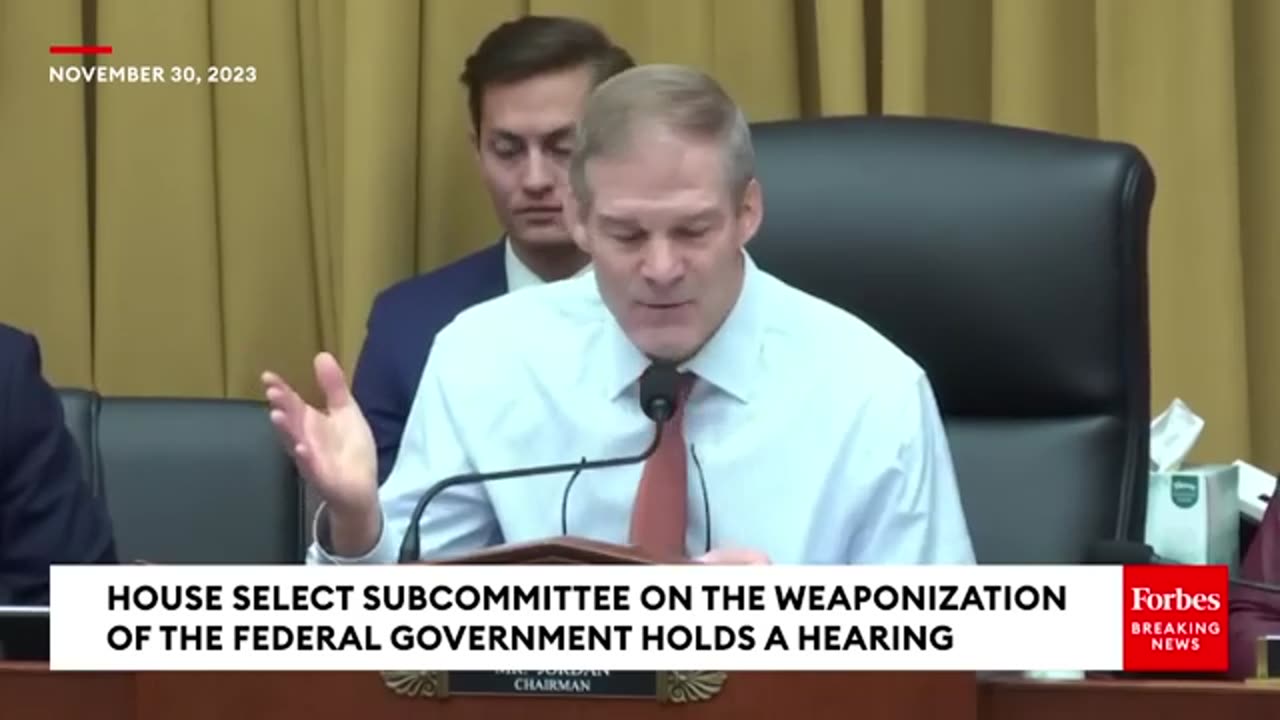 BREAKING NEWS: Jim Jordan Announces Subpoenas To White House Staff For Alleged Online Censorship