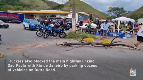 Brazilian Truckers Create Multiple Blockades In Support Of Bolsonaro