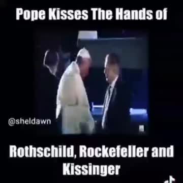 The Pope has Satanist handlers. Hard to believe and harder to watch.