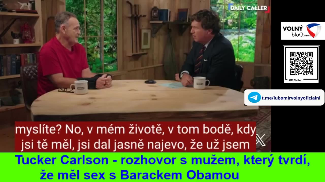 Tucker Carlson - rozhovor s mužem, který tvrdí, že měl sex s Barackem Obamou