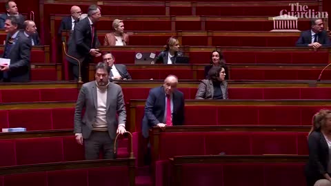 Moment a French lawmaker shouts 'Go back to Africa' during fellow MP's speech