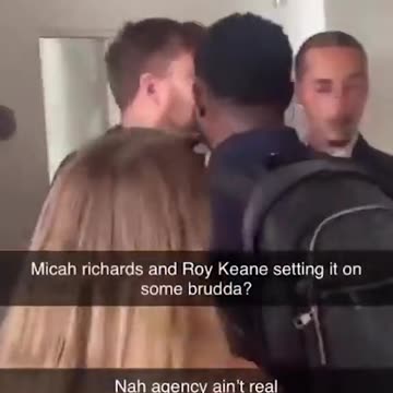 Micah Richards at Roy Keane's defence after 'headbutt' by fan