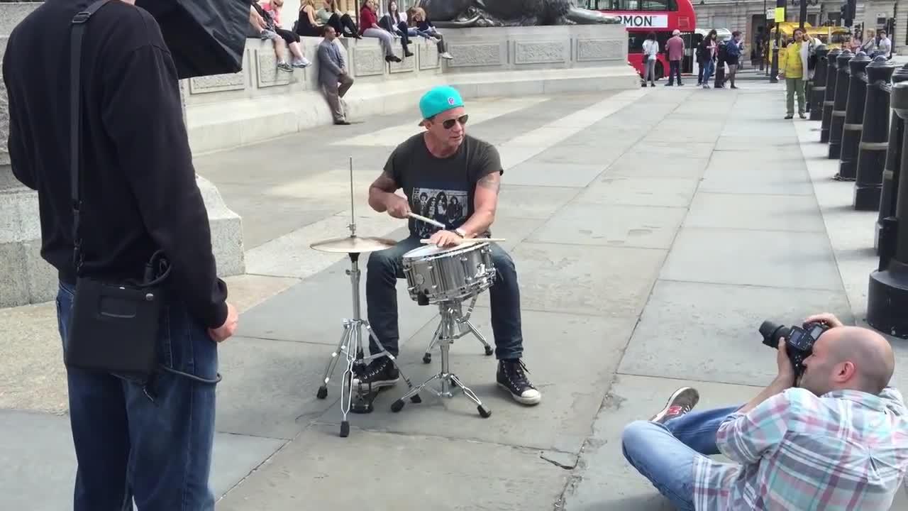 Chad Smith drum session