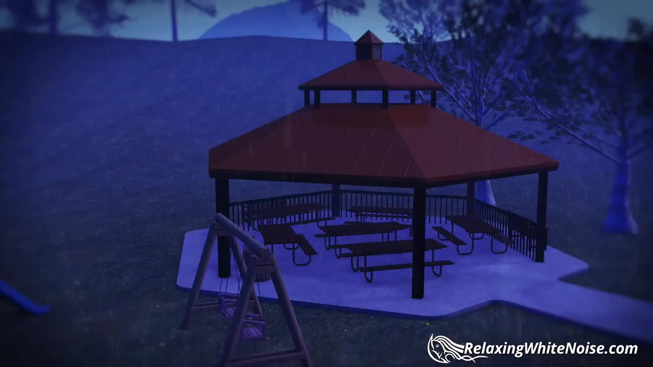 Gazebo Rain Sound White Noise Relax