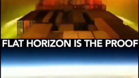 Flat horizon is the proof.