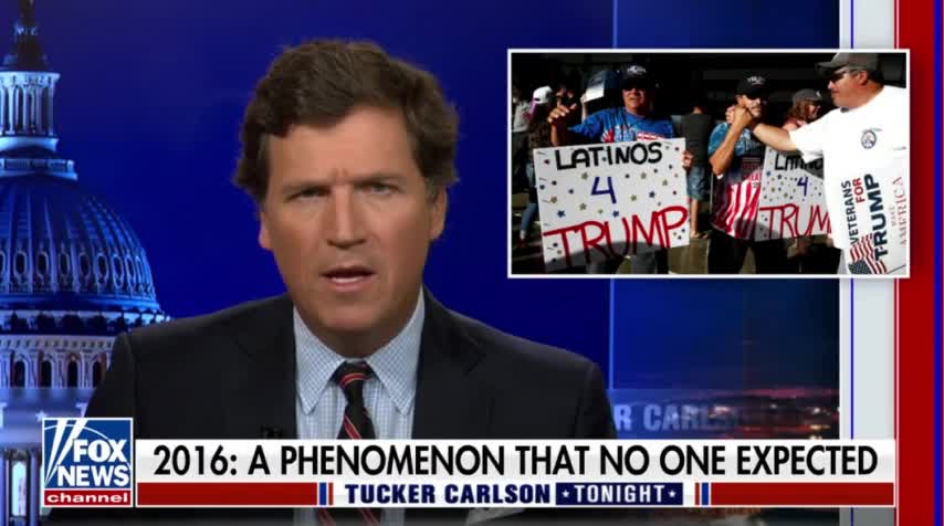 Tucker Carlson discusses why Hispanic voters tend to lean conservative.!!