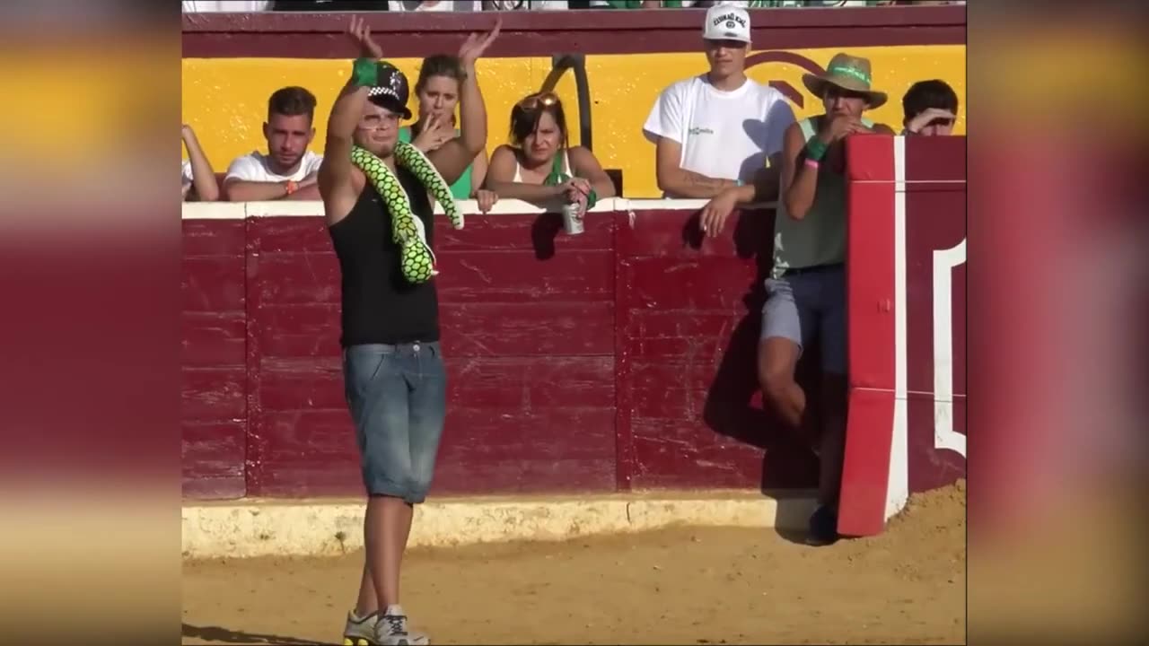 The Funniest Bullfighters in the World || Most awesome bullfighting festival || Try not to #laugh