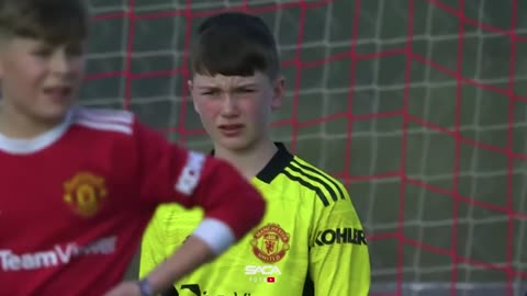 Ronaldo junior at Manchester United football academy