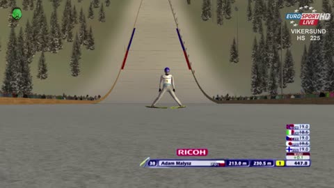 Odwzoruj to w DSJ 4 # 69 # Adam Małysz # 230.5 m # Vikersund 2011