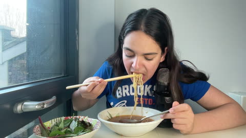 ASMR Shin Ramyun Mukbang