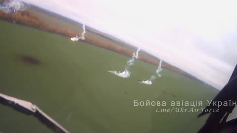 Footage from Ukrainian Helicopter Pilots