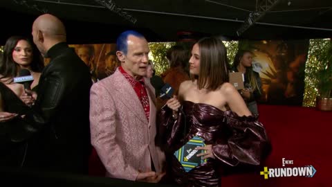 Flea Breaks Baby News at Babylon Premiere _ E! Insider