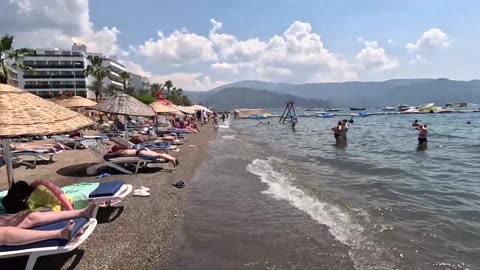 🇹🇷 Marmaris Beach A Beautiful Day Türkiye