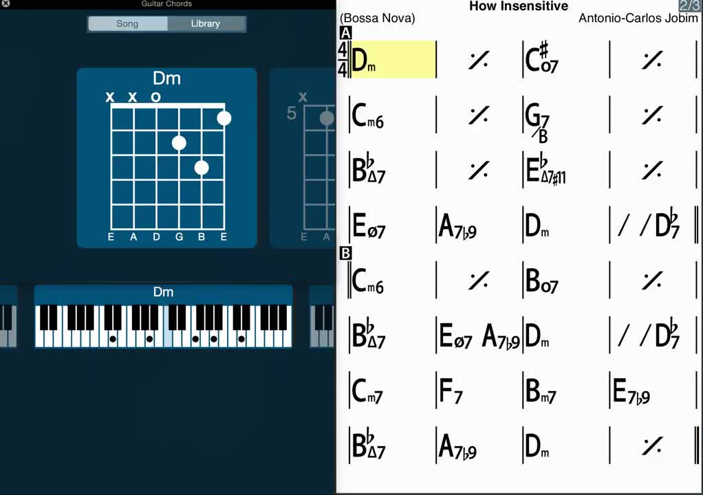 How Insensitive - iReal Pro - Jazz Tutorial