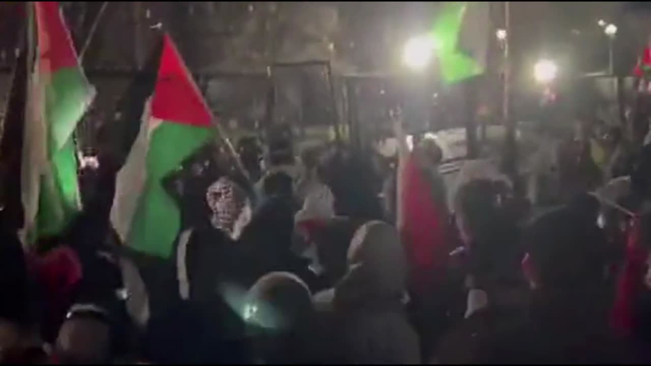 Pro-Palestine Protesters Attempt To Breach Security Fence Outside Of The White House