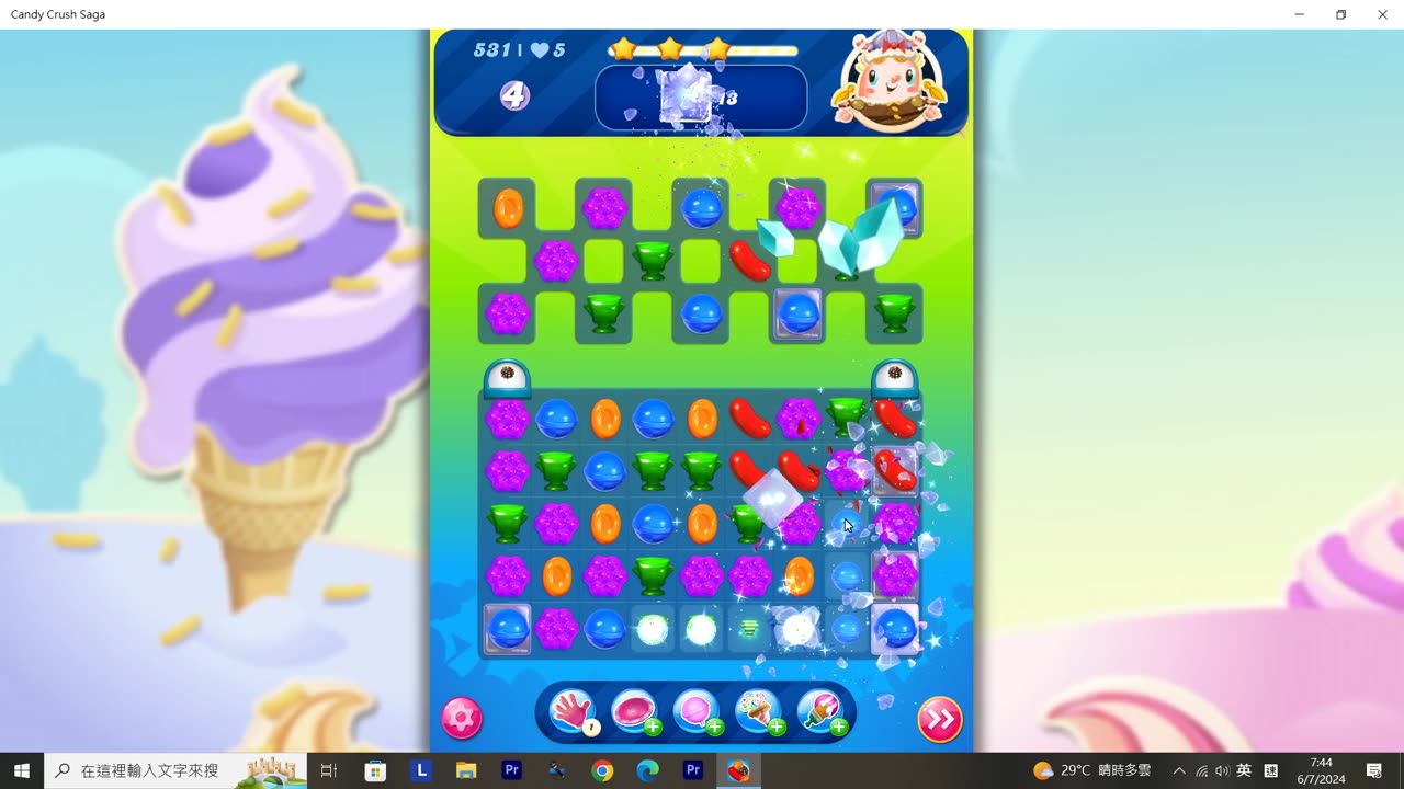 Candy Crush Saga Record (Level 531)