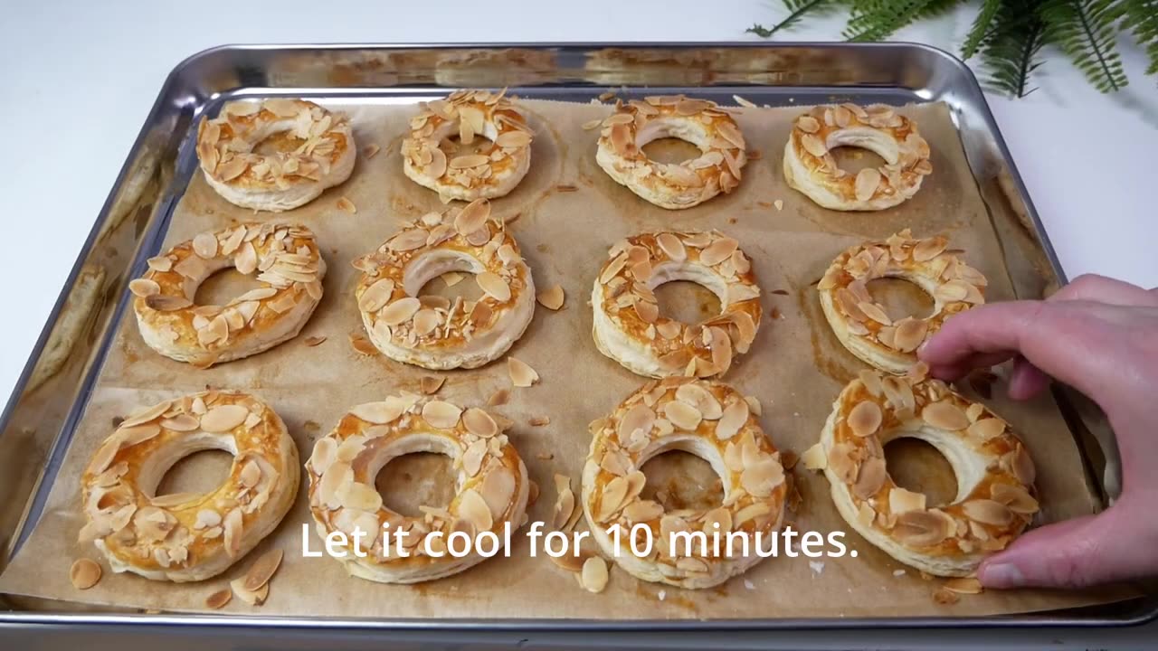 Puff pastry dessert