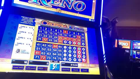 KENO Session Chasing Jackpots with a 10 Spot Strategy