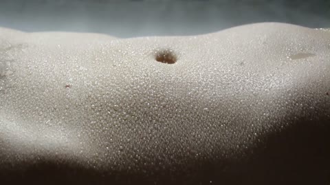 Skin in water hot