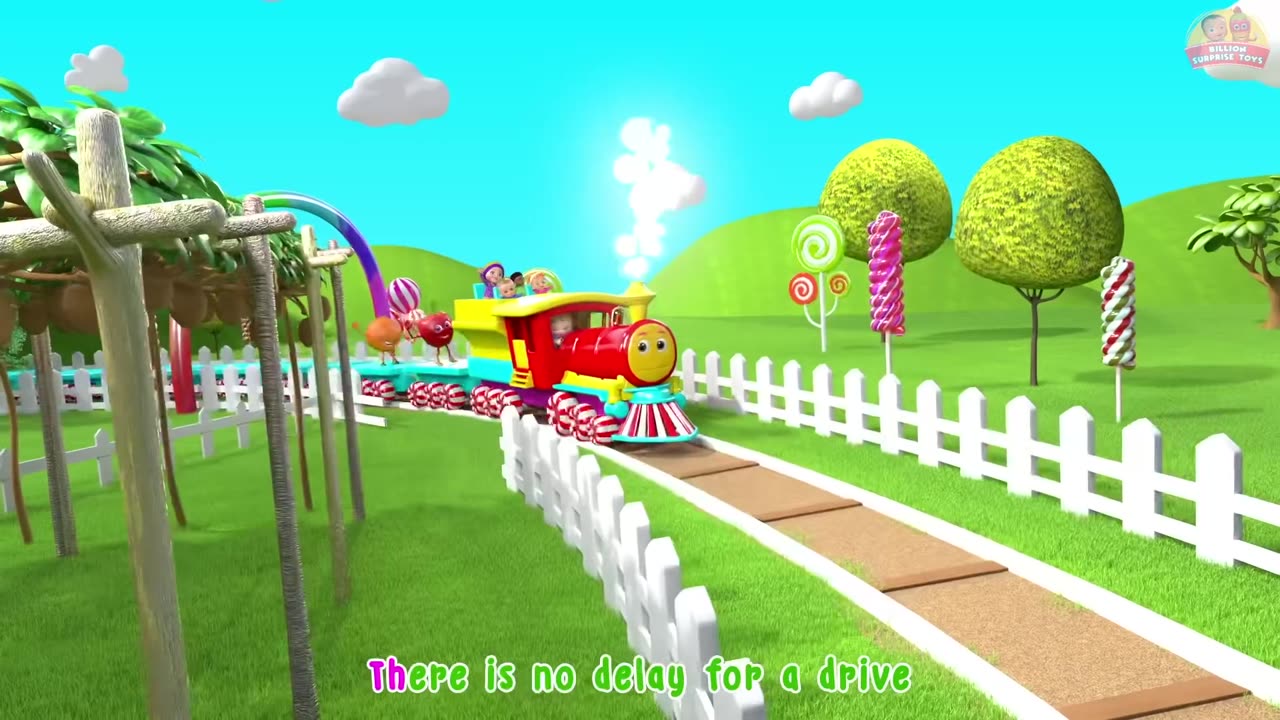 The train is Coming Song with Humpty - BillionSurpriseToys Nursery Rhymes, Kids Songs