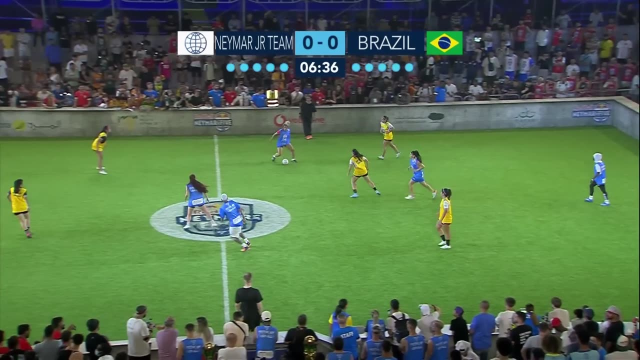 Neymar jr team vs women's wining team