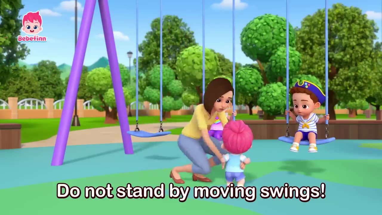 Ouch! Playground Safety Song Bebefinn Nursery Rhymes for Kids