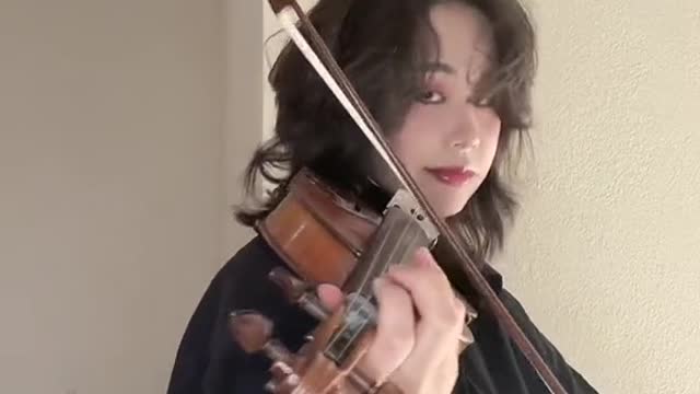 Violin playing