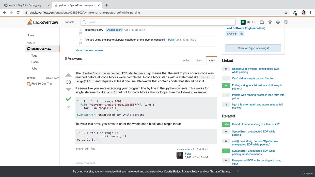 Day-1 Part-8 -Beginner- [Interactive Coding Exercise] Debugging Practice - Learn Python
