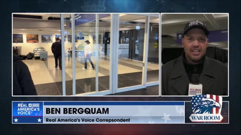 Ben Bergquam Reporting On Chicago O'Hare Airport Being Take Over By Illegals