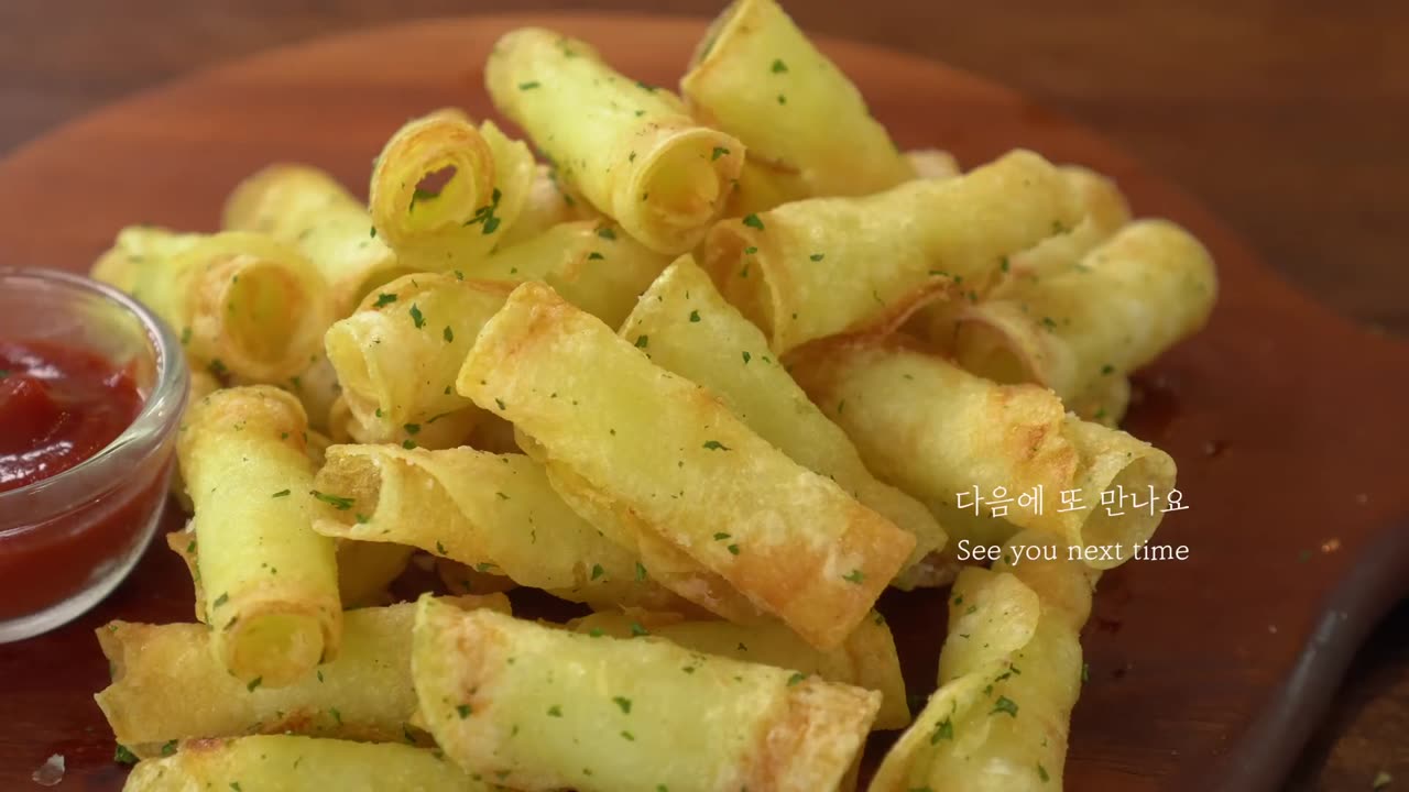 Fried potatoes/potatoes chips