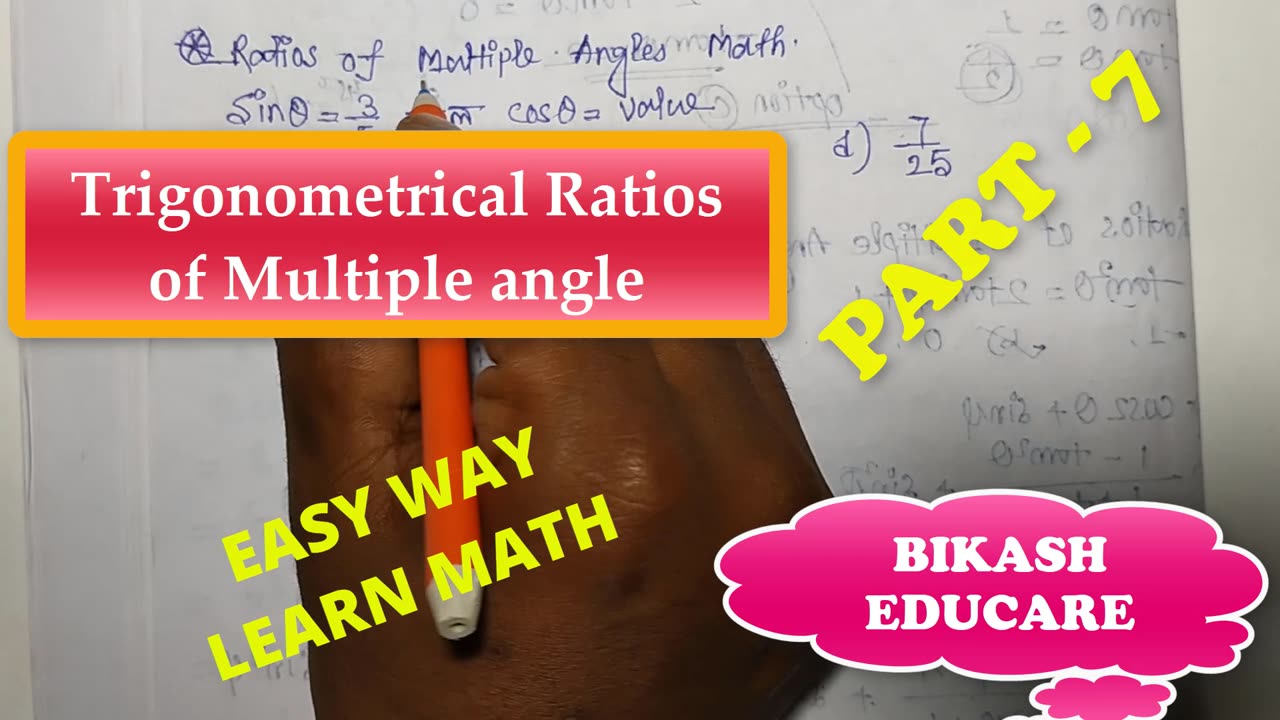 Trigonometry Math Trigonometric Ratios and Identities Episode 6