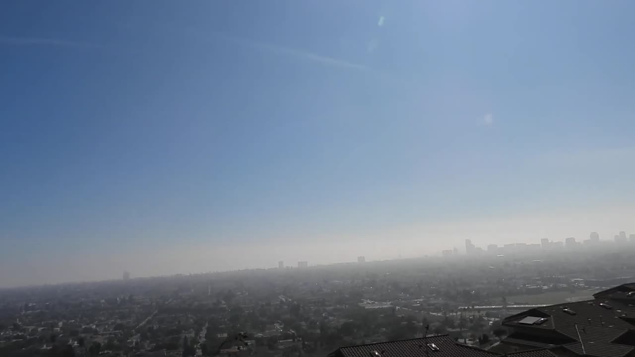 Downtown Long Beach In A Geo-Haze...Just Pathetic 10-25-24