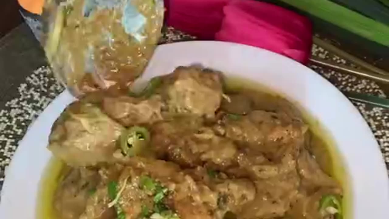 Chicken white karahi