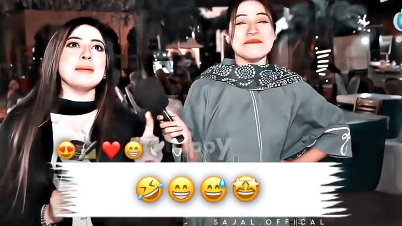 Sajal malik funny video