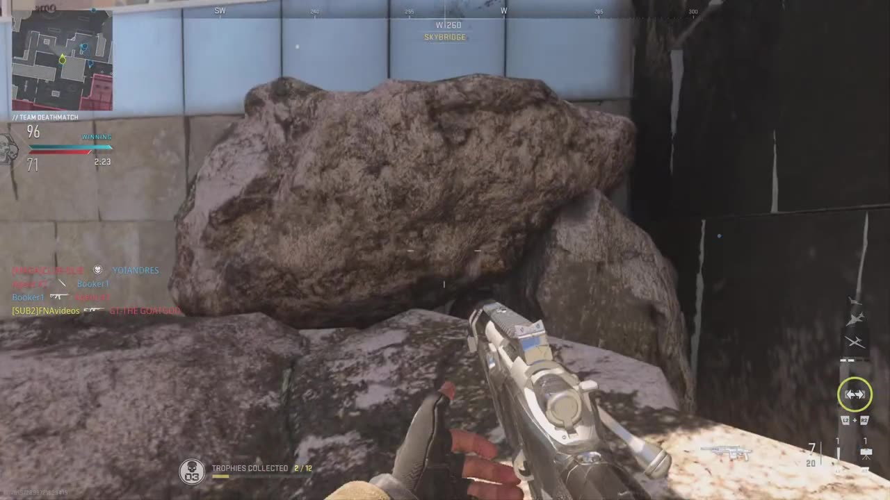 I didn't even see him there.