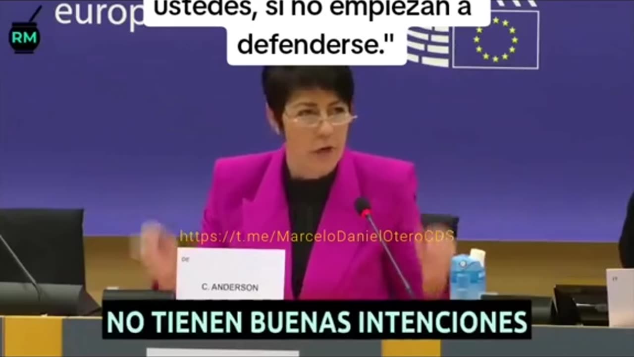 Christine Anderson Eurodiputada Alemana nos habla de la falsa pandemia