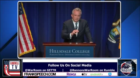 RFK Jr. Speech: Criminal Penalties For Vaccine Manufacturers (Bannon's War Room - April 2023)