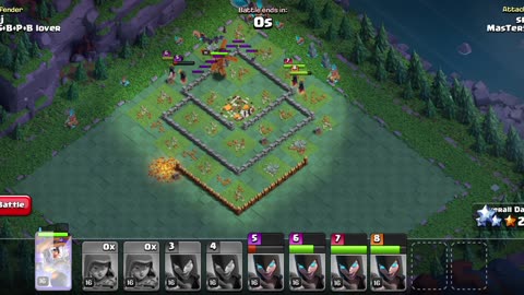 Builder base attack in clash of clans