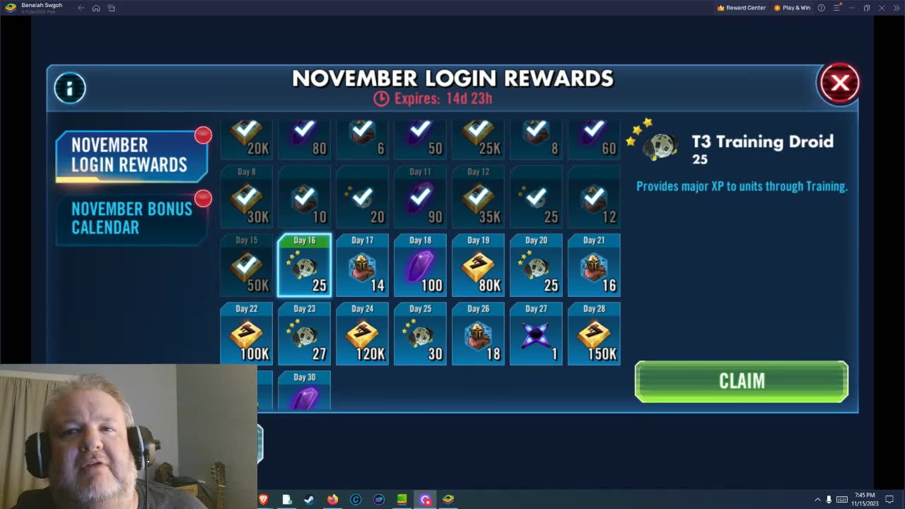 Star Wars Galaxy of Heroes F2P Day 191