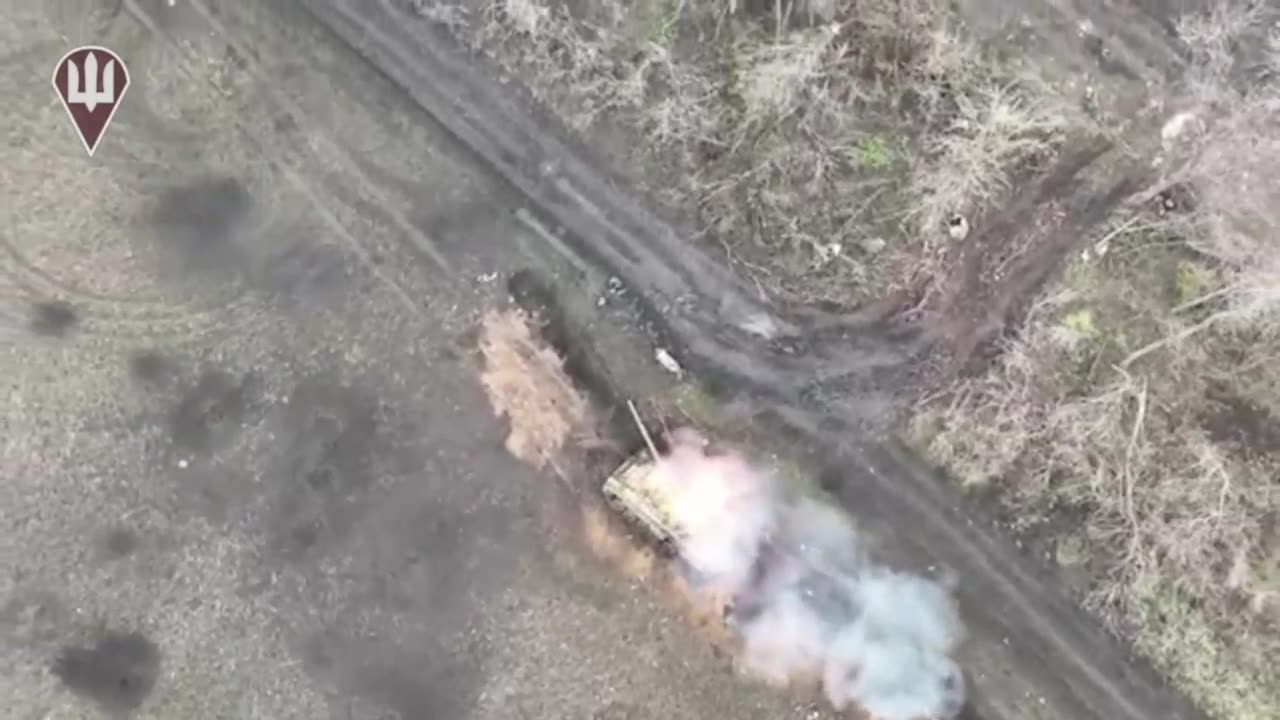 Another Russian Tank Destroyed With Grenades