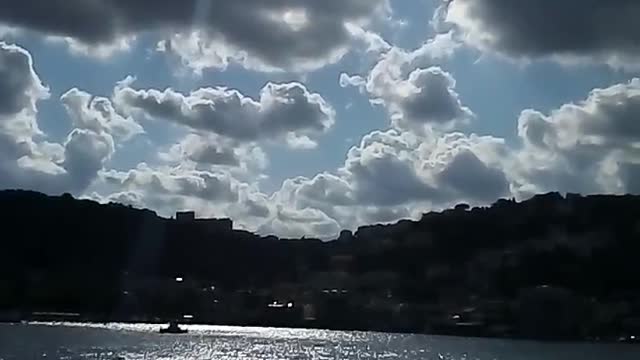 Clouds and the sea