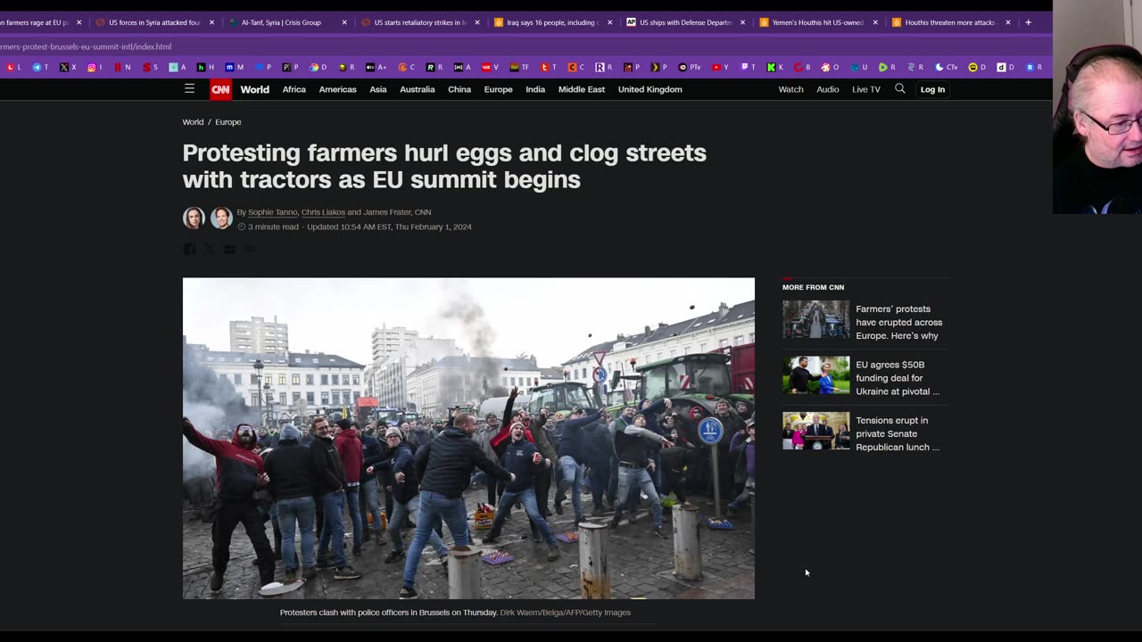Farmers in Europe are protesting their governments