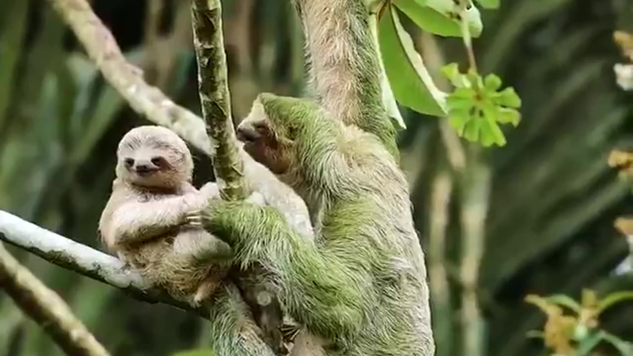 Beautiful view mother and her baby