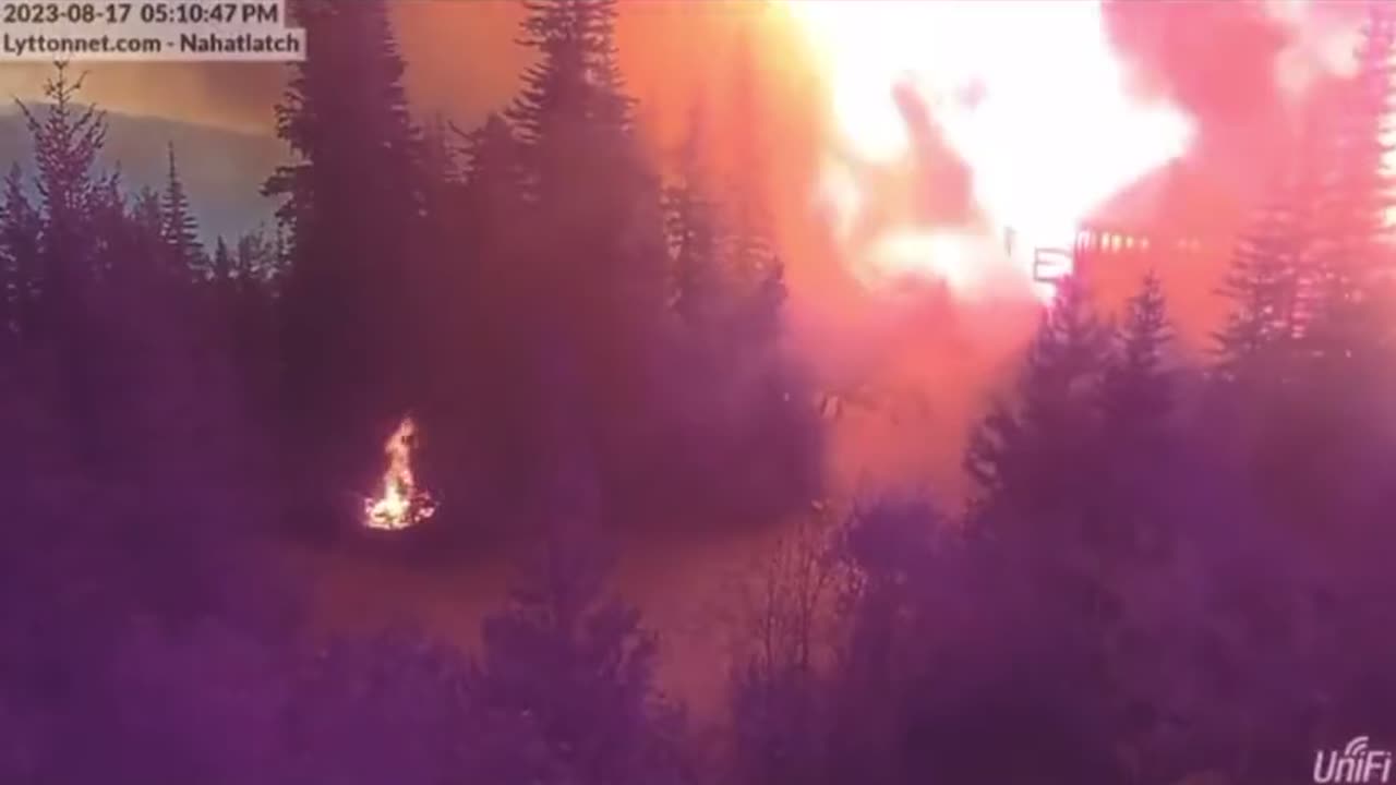 Footage provided to me of the #KookipiCreek Kelowna fire