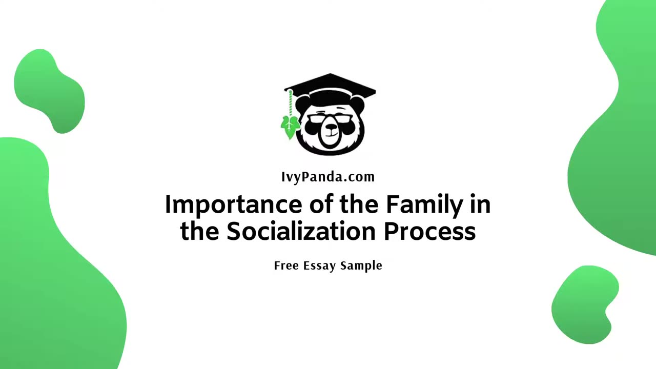 Importance of the Family in the Socialization Process | Free Essay Sample