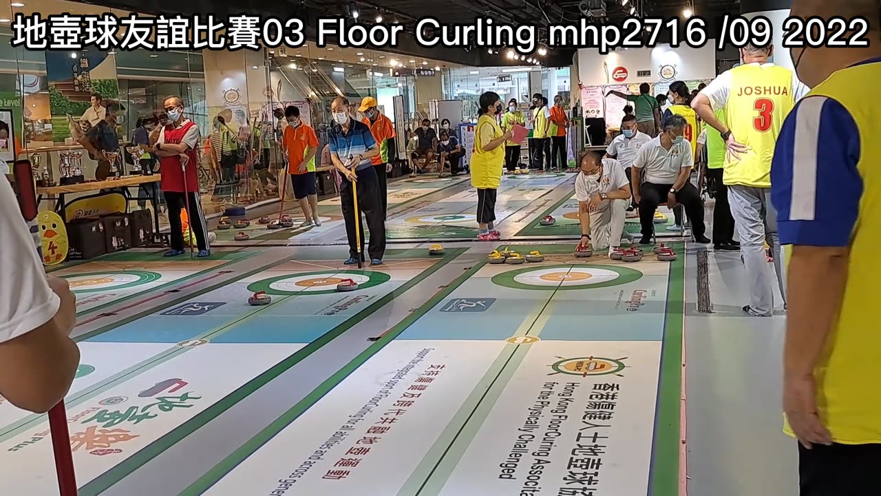 地壺球友誼比賽 03 Floor Curling mhp2716 /09 2022 訪問亞軍三位健兒