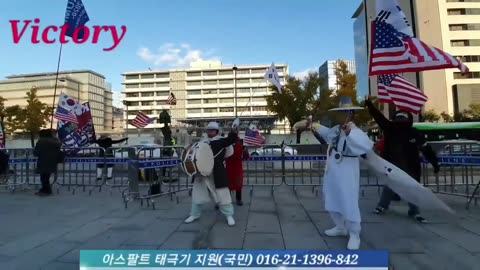 3765 #maga2020trump #한미동맹강화 . 한국스타일 트럼프 당선 문화제. 2020.11.3. 미국대사관 유튜브 삭제영상..