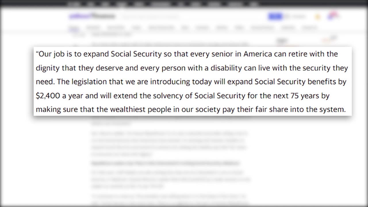 $2,400 FOR SOCIAL SECURITY! UNIVERSAL BASIC INCOME AT THE FEDERAL LEVEL! AMERICANS NEED MONTHLY PA