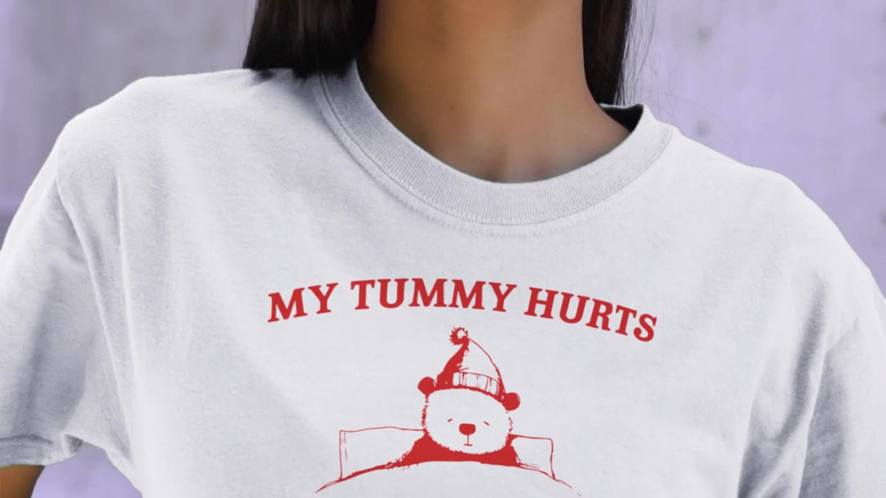 My Tummy Hurts But Im Being Really Brave About It Shirt