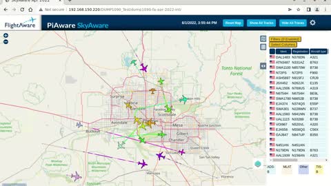 June 1st 2022 - phoenix az air time lapsed every day